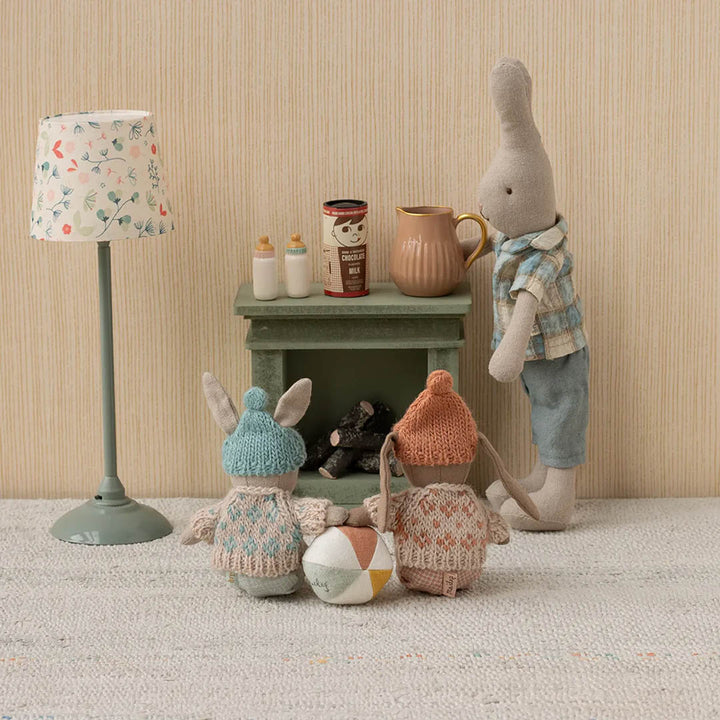 Winter Bunny, Micro - Brown - Rose