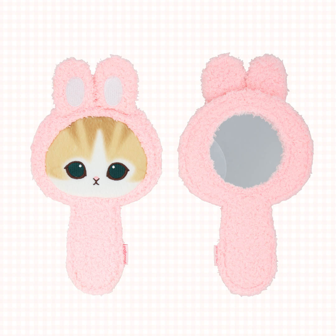 Mofusand Face Mirror - Pink Bunny Cat
