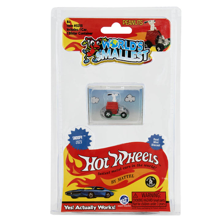 The World's Smallest Collectible: Snoopy Hot Wheels