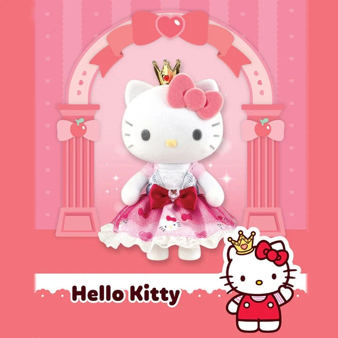 Flocked Sanrio Character Doll with Removable Clothing - 5" Hello Kitty