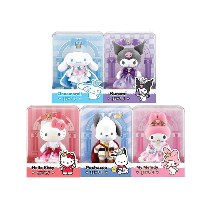 Flocked Sanrio Character Doll with Removable Clothing - 5" Hello Kitty