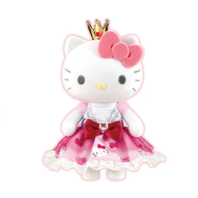 Flocked Sanrio Character Doll with Removable Clothing - 5" Hello Kitty