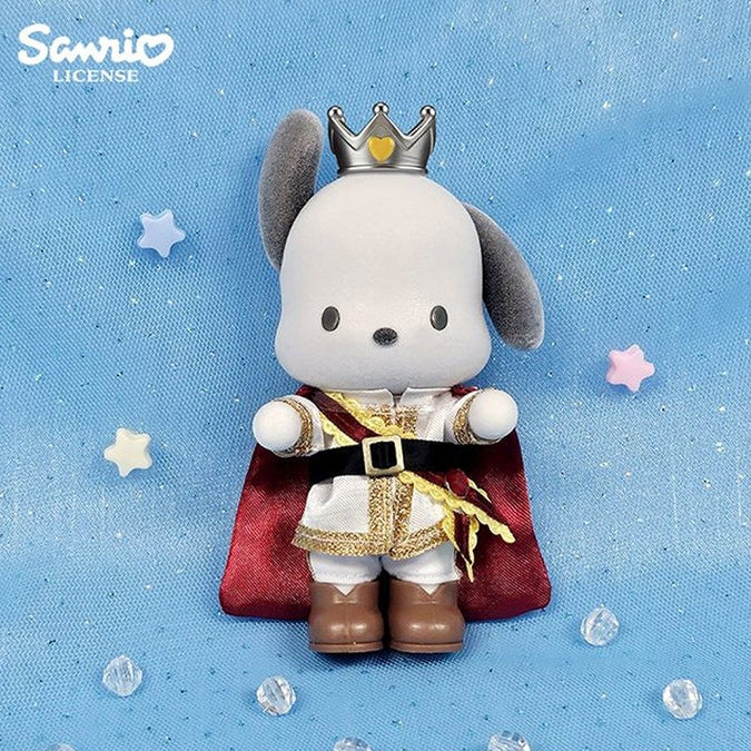 Flocked Sanrio Character Doll with Removable Clothing - 5" Pochacco