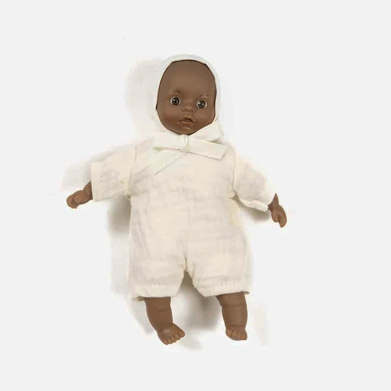 NEW French Baby Girl Doll- Mini Cream