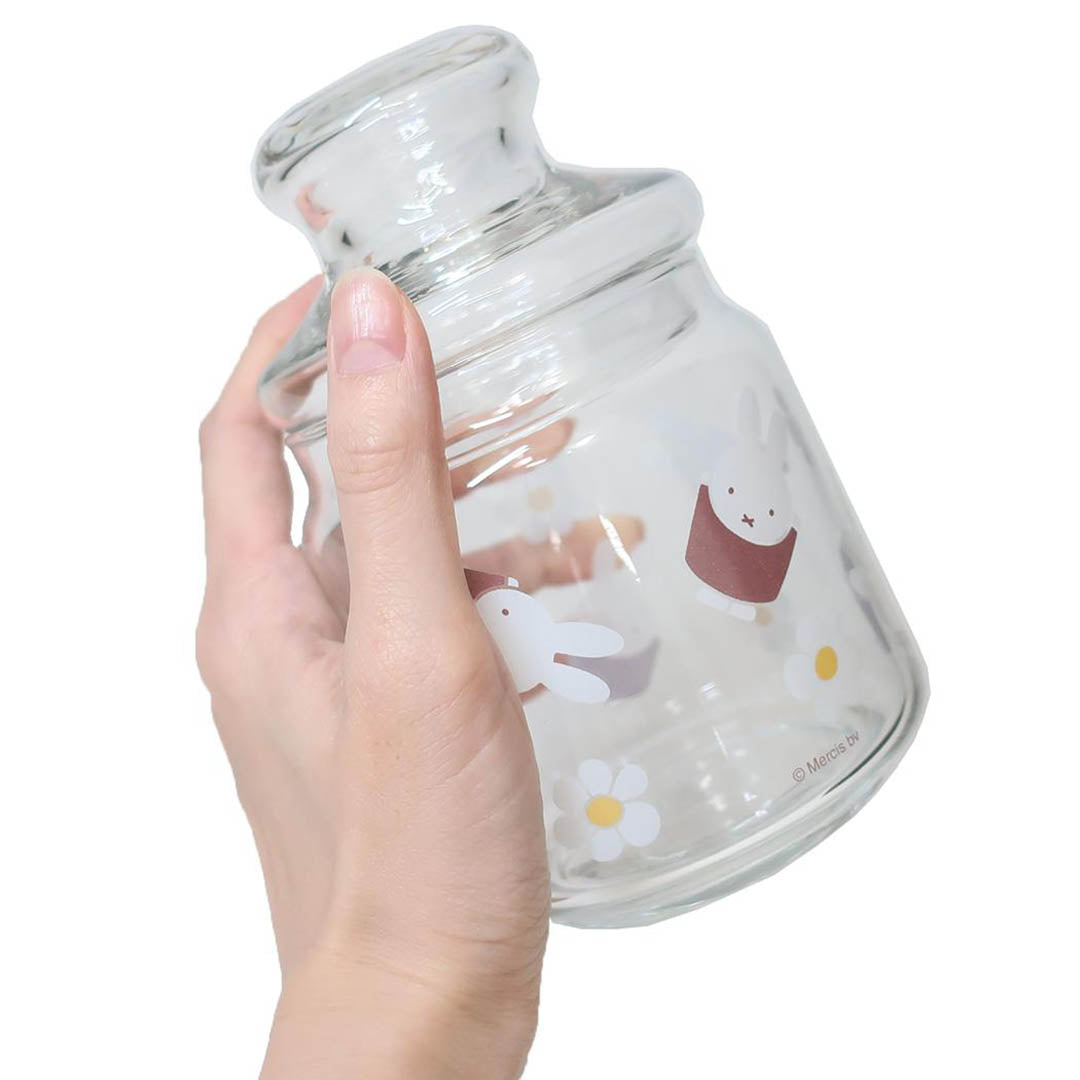Miffy Glass Jar - Flowers