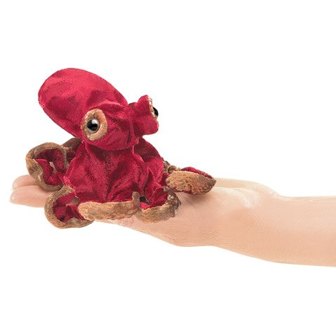 Heirloom Puppets: Mini Red Octopus