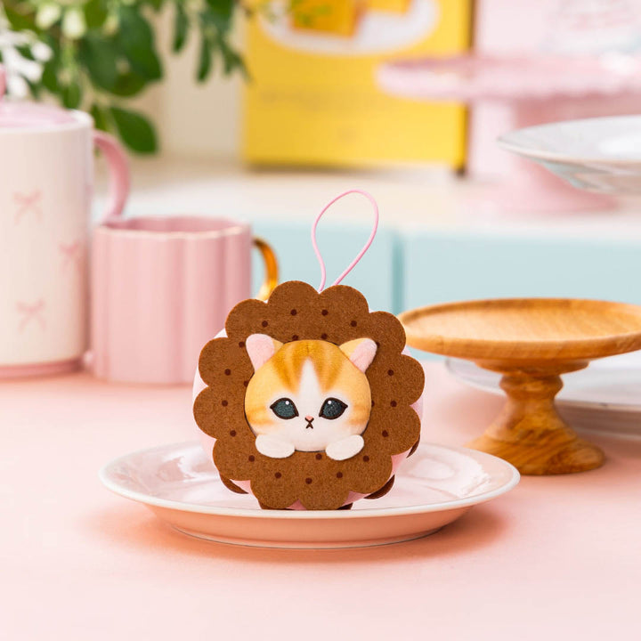 Limited! Mofusand Plush Keychain 12cm – Dessert Cats