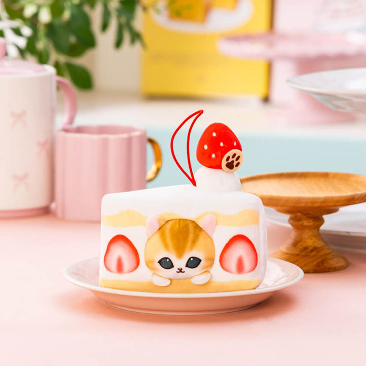 Limited! Mofusand Plush Keychain 12cm – Dessert Cats