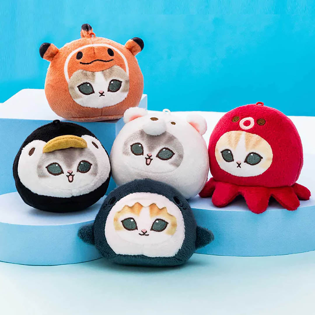Japanese Blind Box: Mofusand Marine Life Meow Face Plush Blind Box