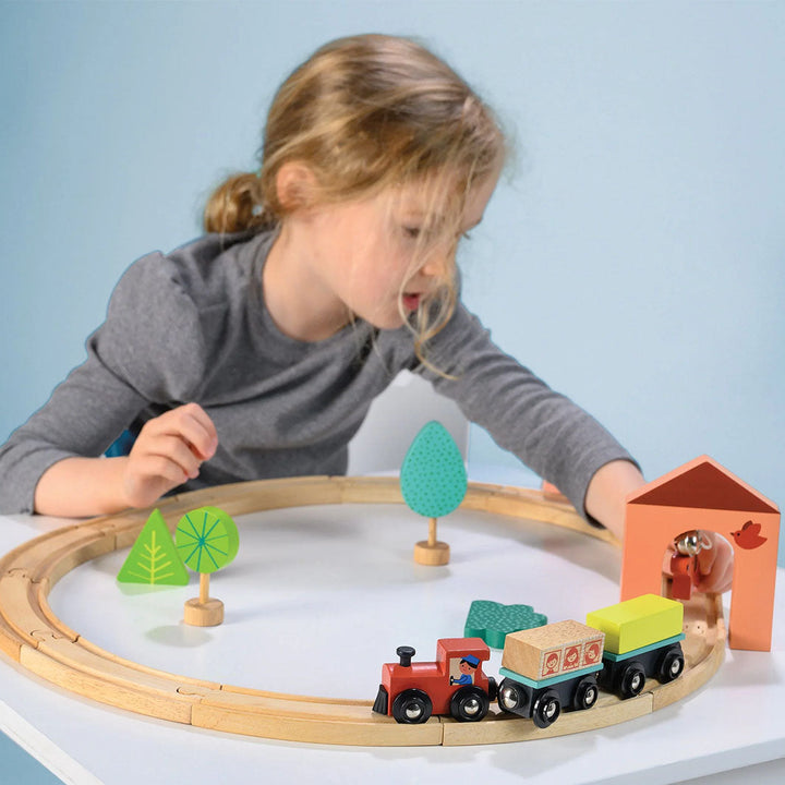My First Wooden Train Set