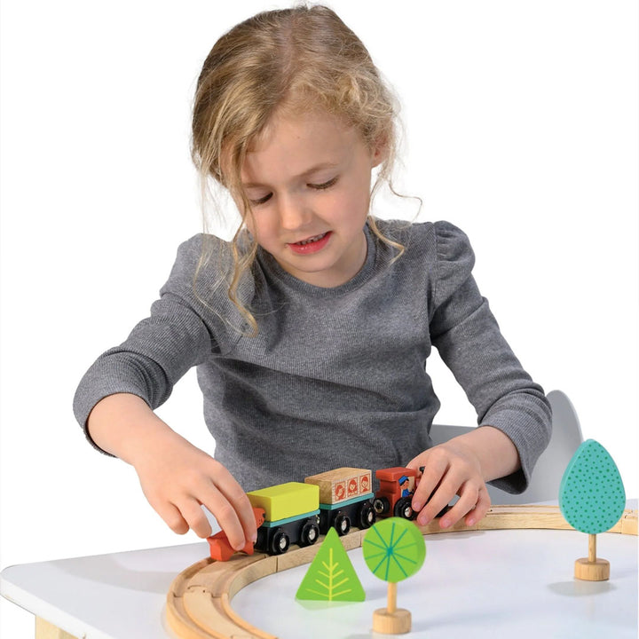 My First Wooden Train Set