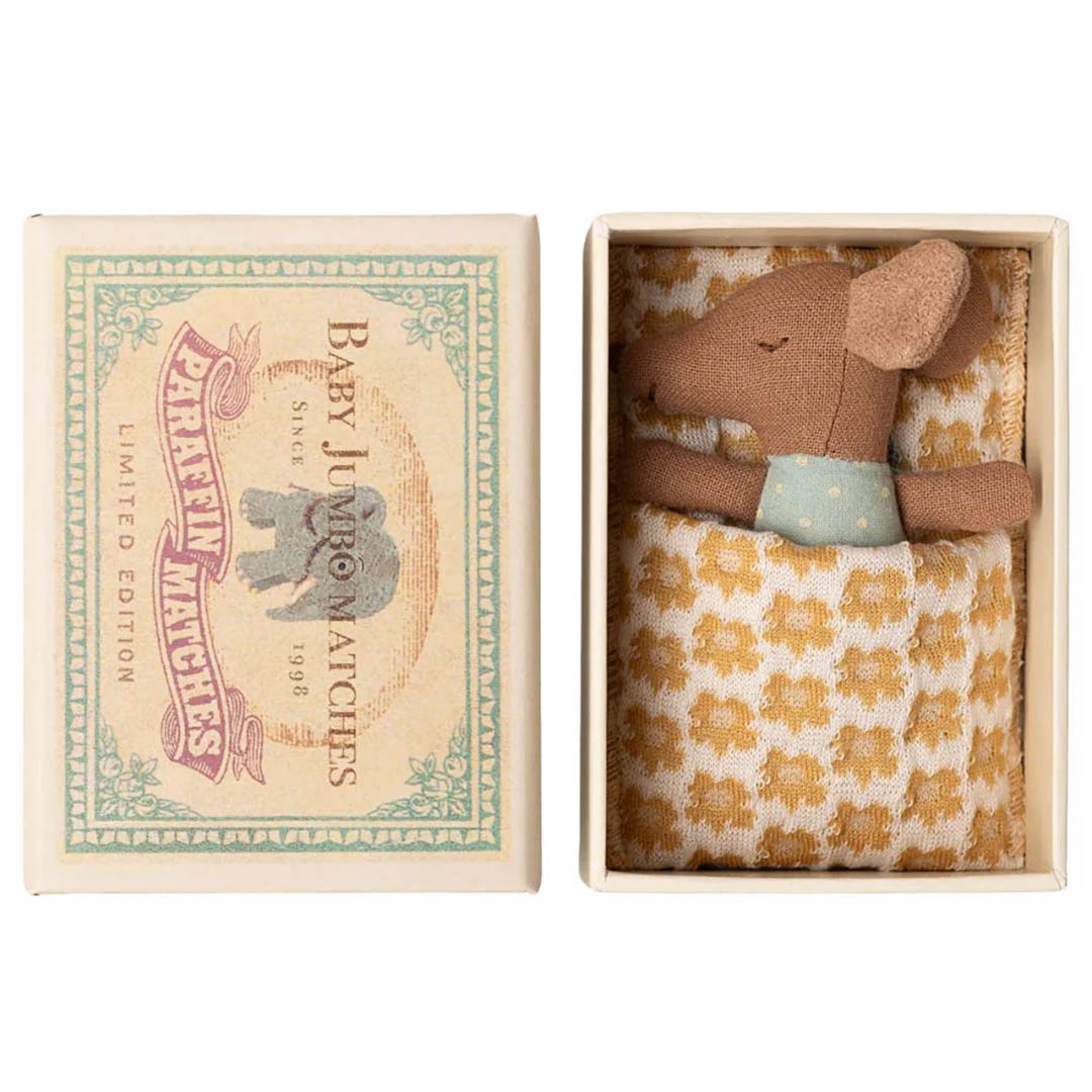Sleepy Wakey Baby Mouse- Blue