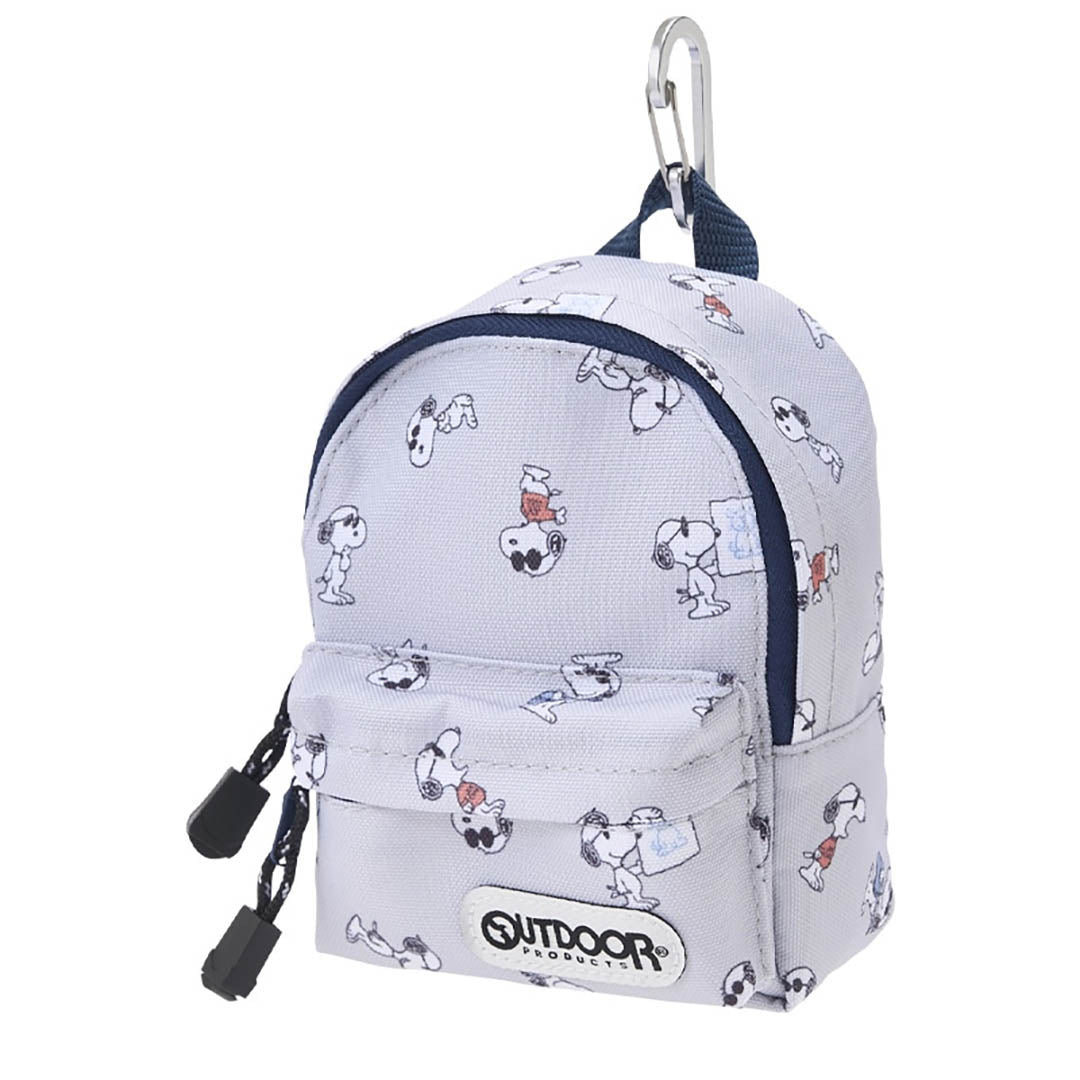 NEW Peanuts Snoopy Outdoor Products Mini Backpack Pen Case - Joe Cool