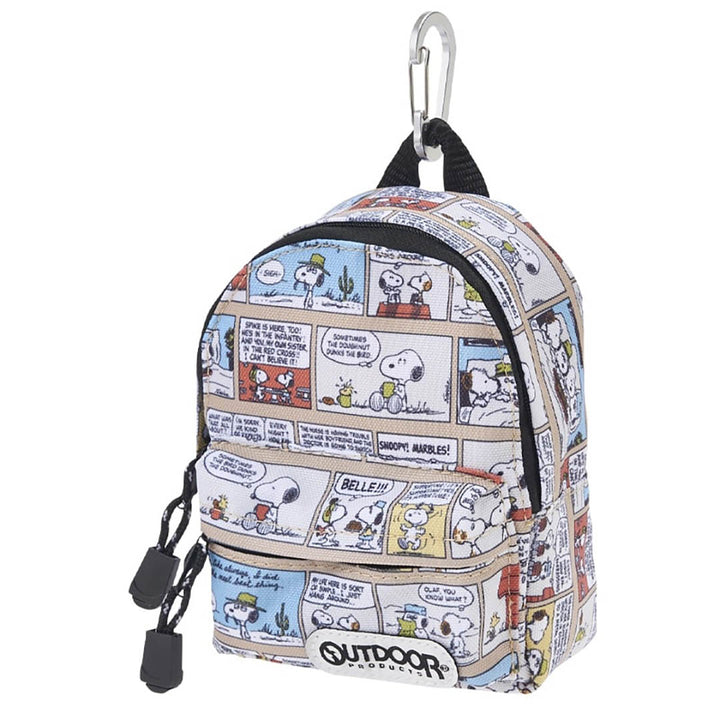 NEW Peanuts Snoopy Outdoor Products Mini Backpack Pen Case - Comic