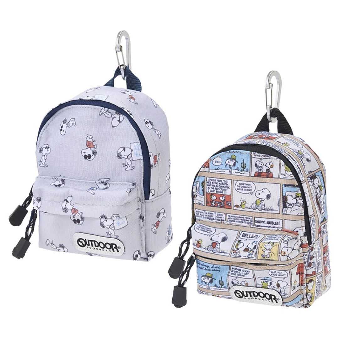 NEW Peanuts Snoopy Outdoor Products Mini Backpack Pen Case - Comic