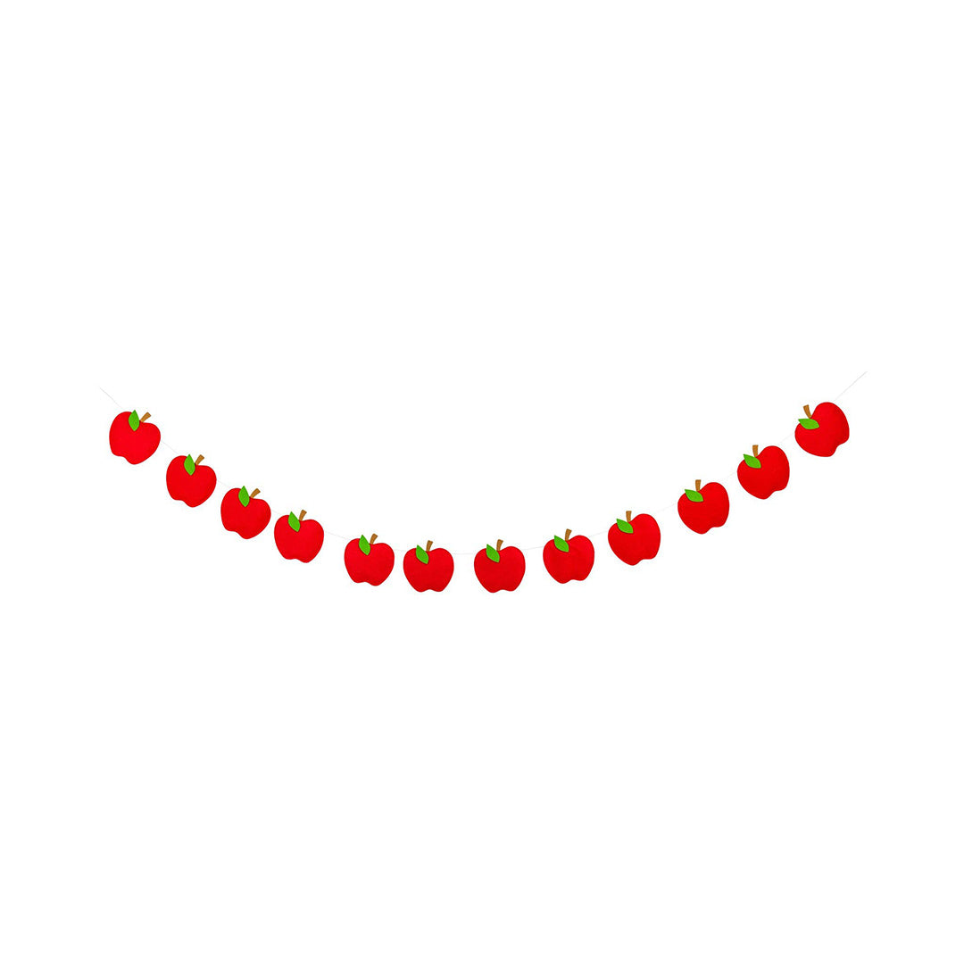 Puffy Felt Apple Banner