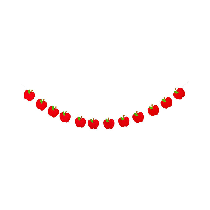 Puffy Felt Apple Banner