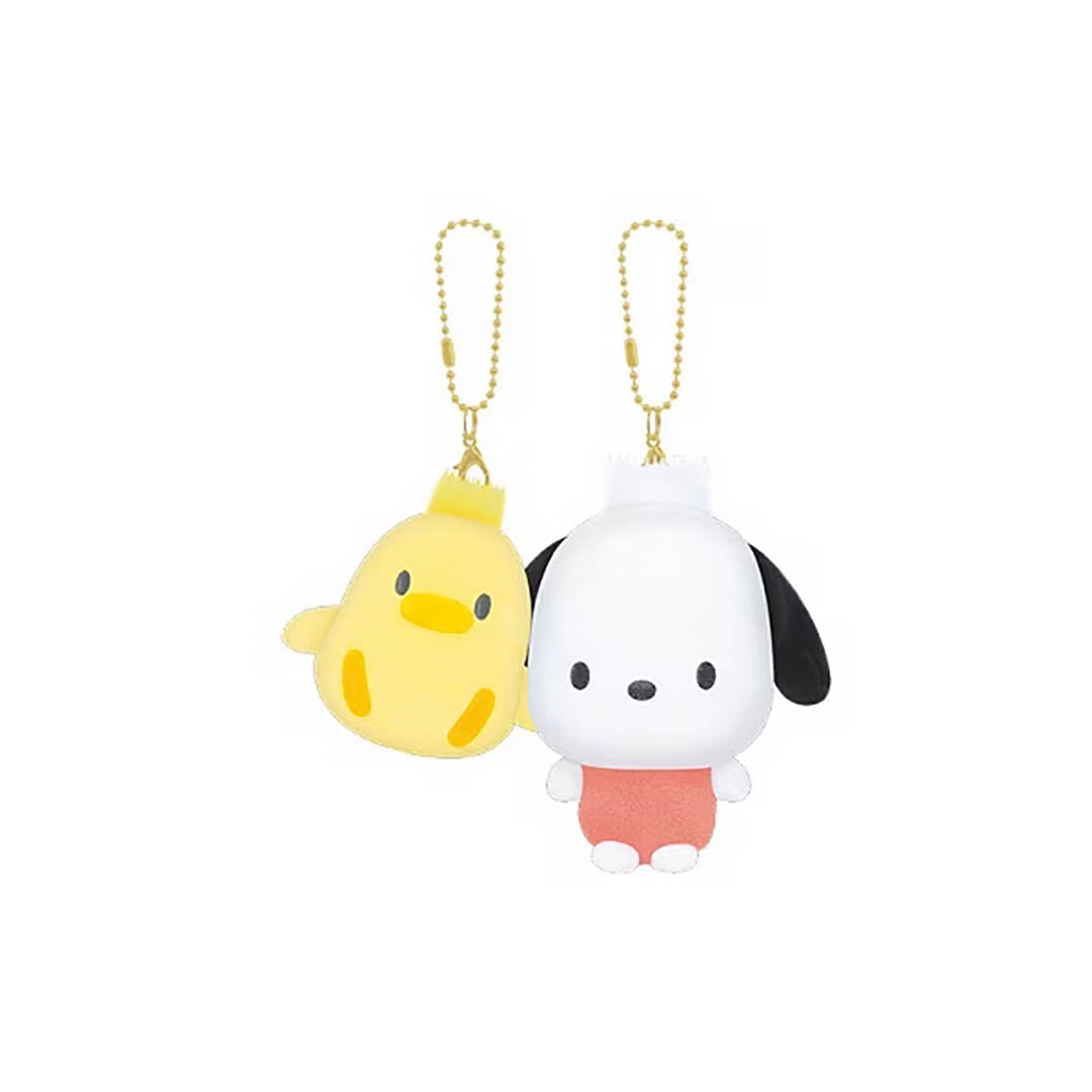 NEW Sanrio Characters Key Chain Plushies - Pochacco & Piyo
