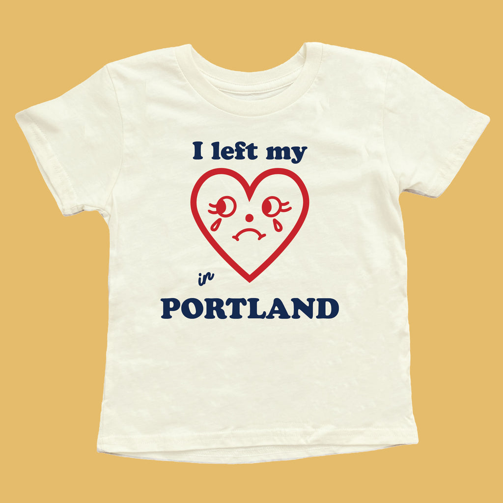 I Left My Heart in Portland Kiddie T-Shirt
