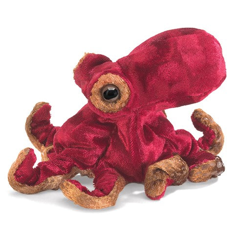 Heirloom Puppets: Mini Red Octopus