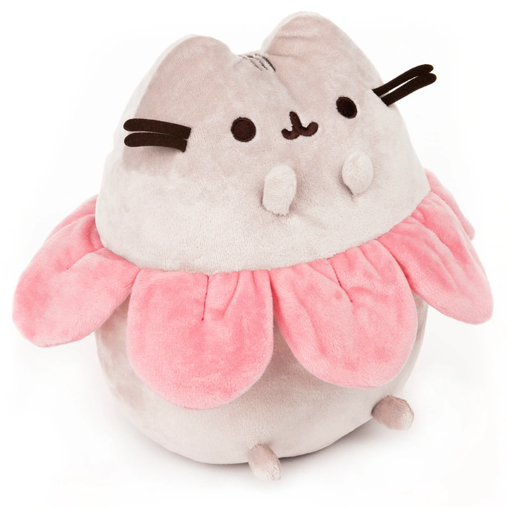 Pink Flower Petals Pusheen Plush