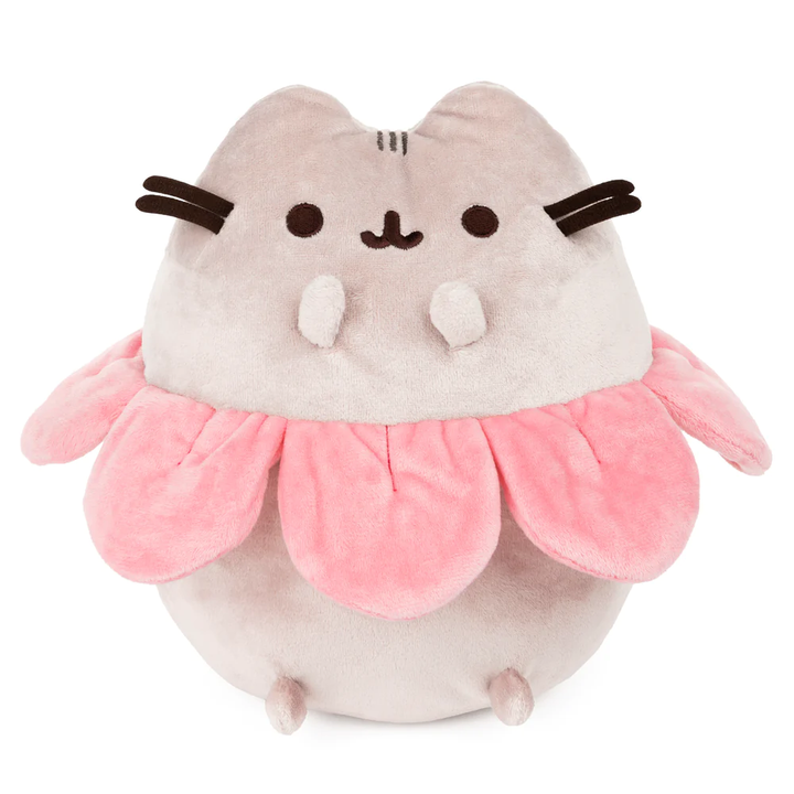 Pink Flower Petals Pusheen Plush