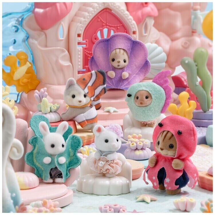 Limit 4 PCS: Sylvanian Families Blind Bags: Dreamy Marine Limited Series (Japan Edition)