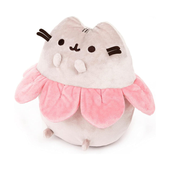 Pink Flower Petals Pusheen Plush