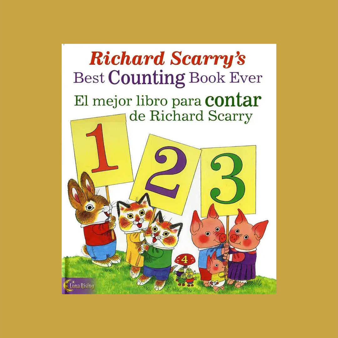 Richard Scarry's Best Counting Book Ever (Hardcover) / El mejor libro para contar de Richard Scarry