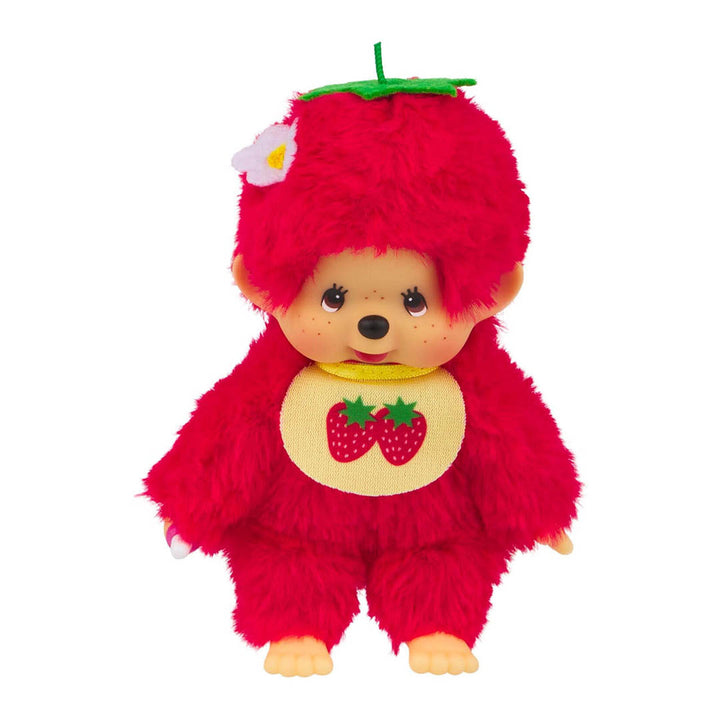 Monchhichi Fruit Color Strawberry Red Plush Doll
