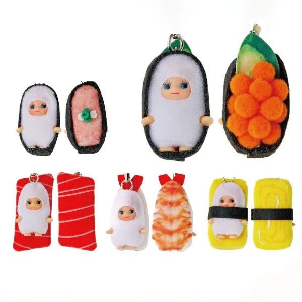 Kewpie Sushi Key Strap Charm- Available in 5 Styles!