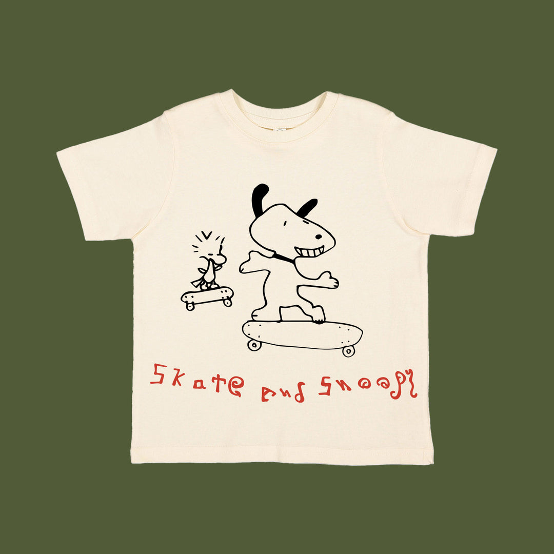 Skate and Snoopy Kid's and Adult T-Shirt