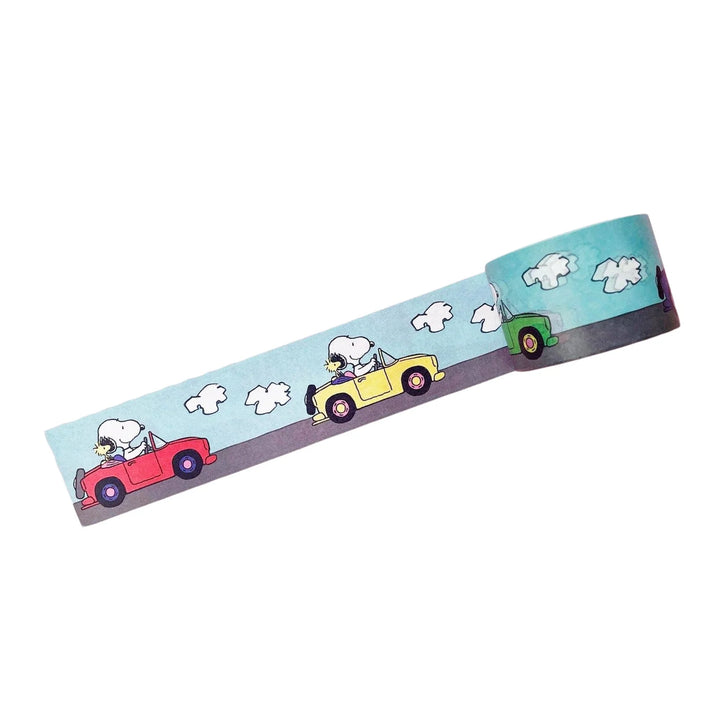 NEW Snoopy Woodstock On The Road Washi Tape