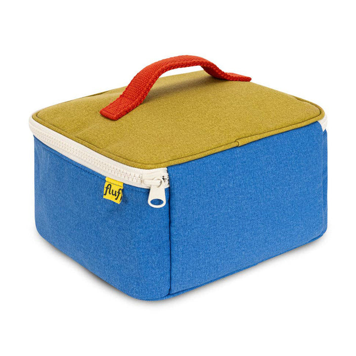 Zipper Lunch Bag Square - Cobalt Cactus