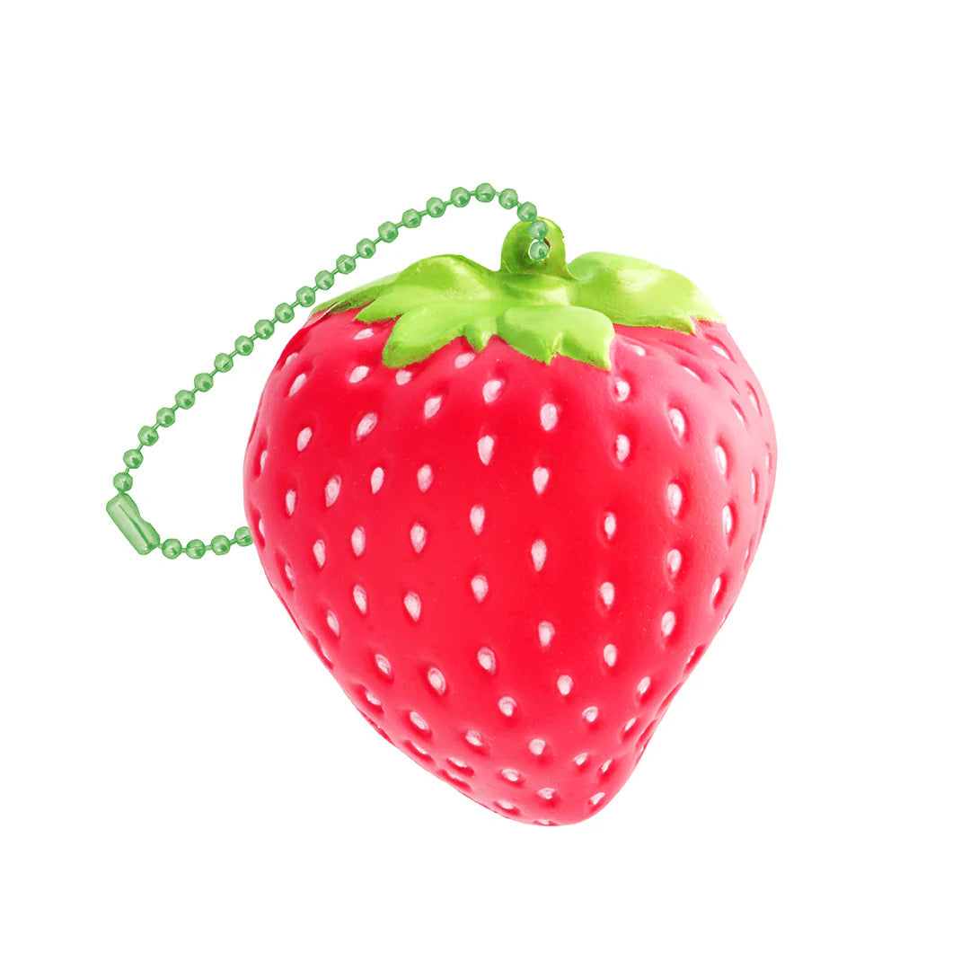 I Love Strawberry Princess Squishy Keychain Toy