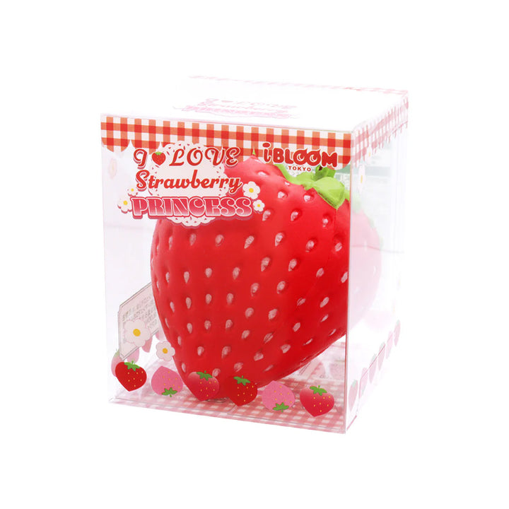 I Love Strawberry Princess Squishy Keychain Toy