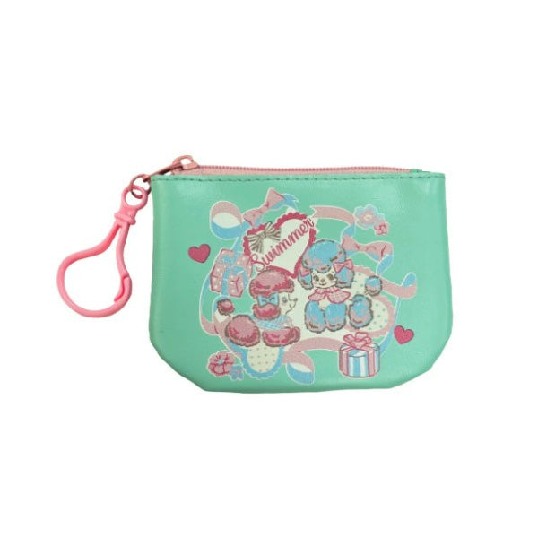 Swimmer Kawaii Mini Coin Pouch - Poodle (Mint)