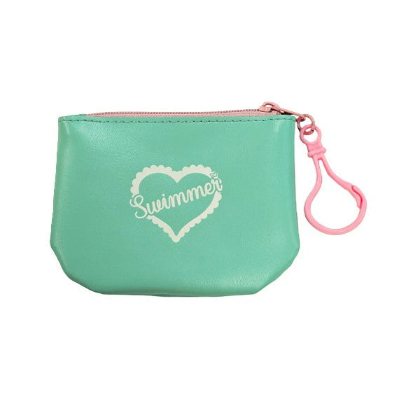 Swimmer Kawaii Mini Coin Pouch - Poodle (Mint)