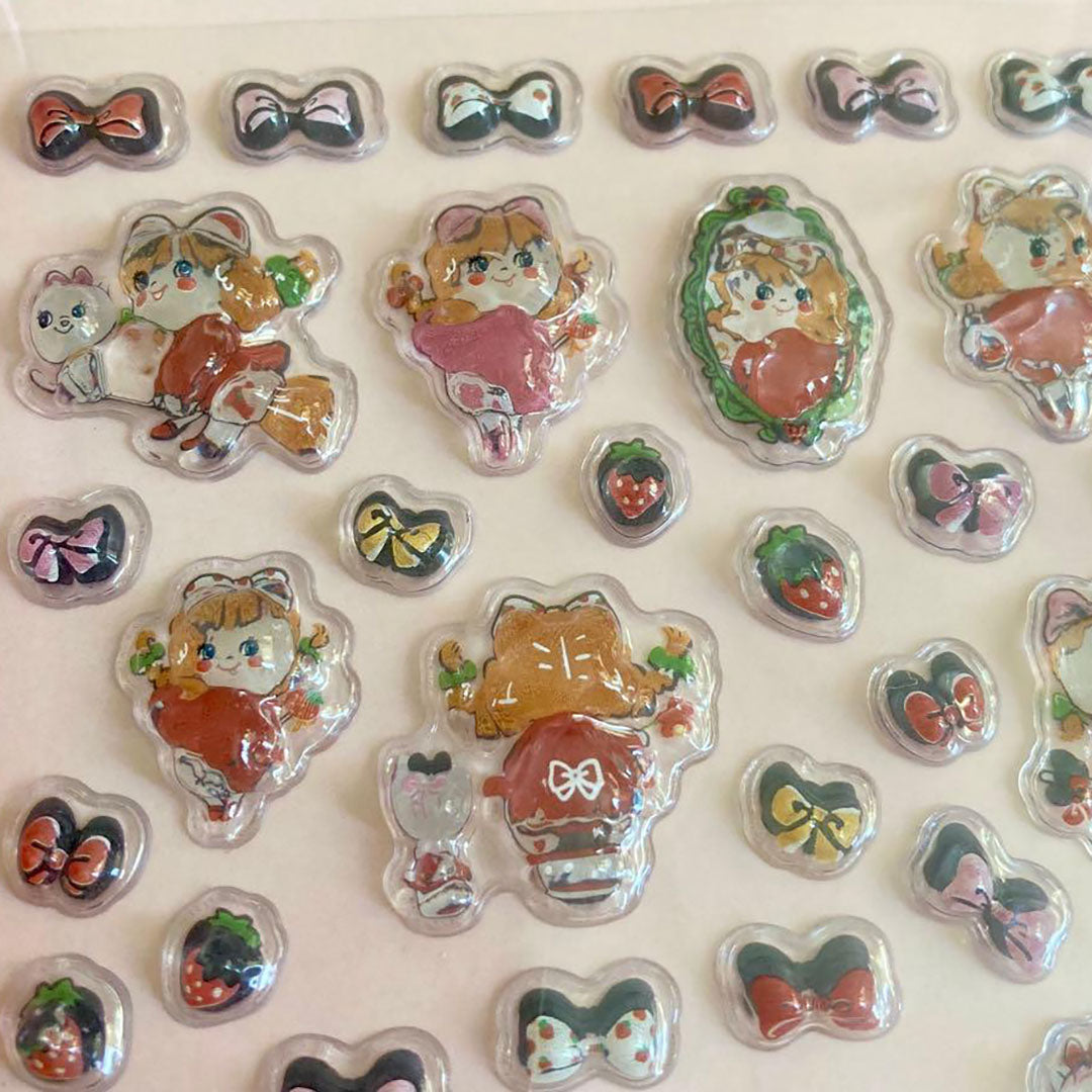 NEW Swimmer Kawaii 3D Stickers - Magical Girl