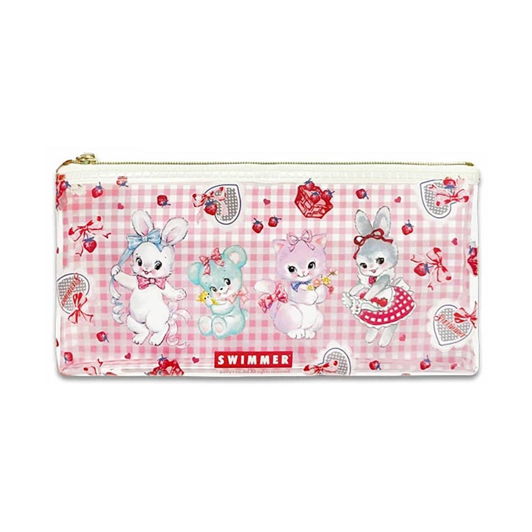 Swimmer Kawaii Clear Long Pouch