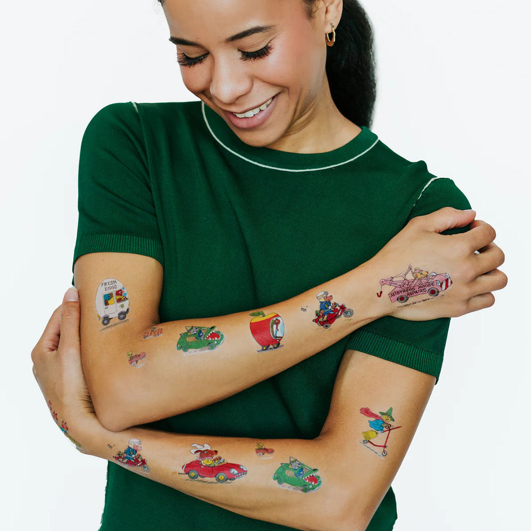 Richard Scarry Temporary Tattoo Jumbo Party Pack