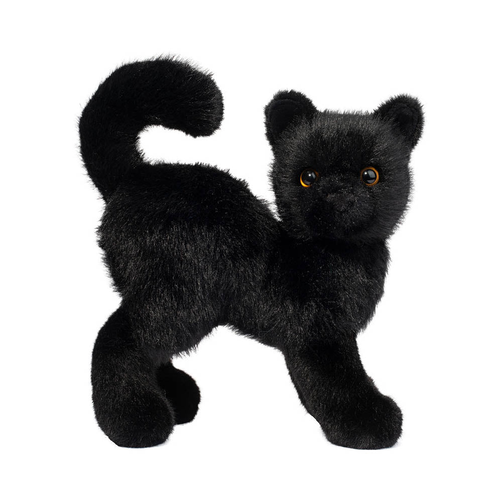 Scaredy Black Cat Plush Toy