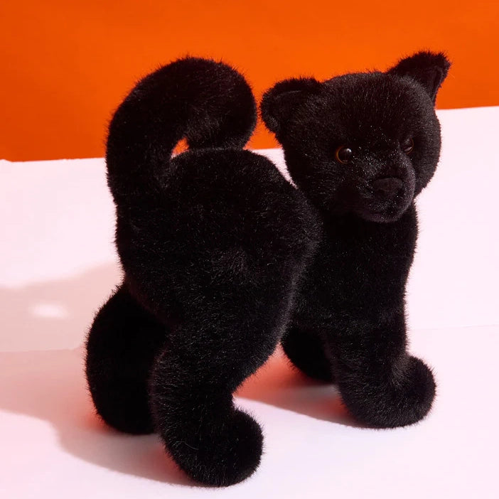 Scaredy Black Cat Plush Toy