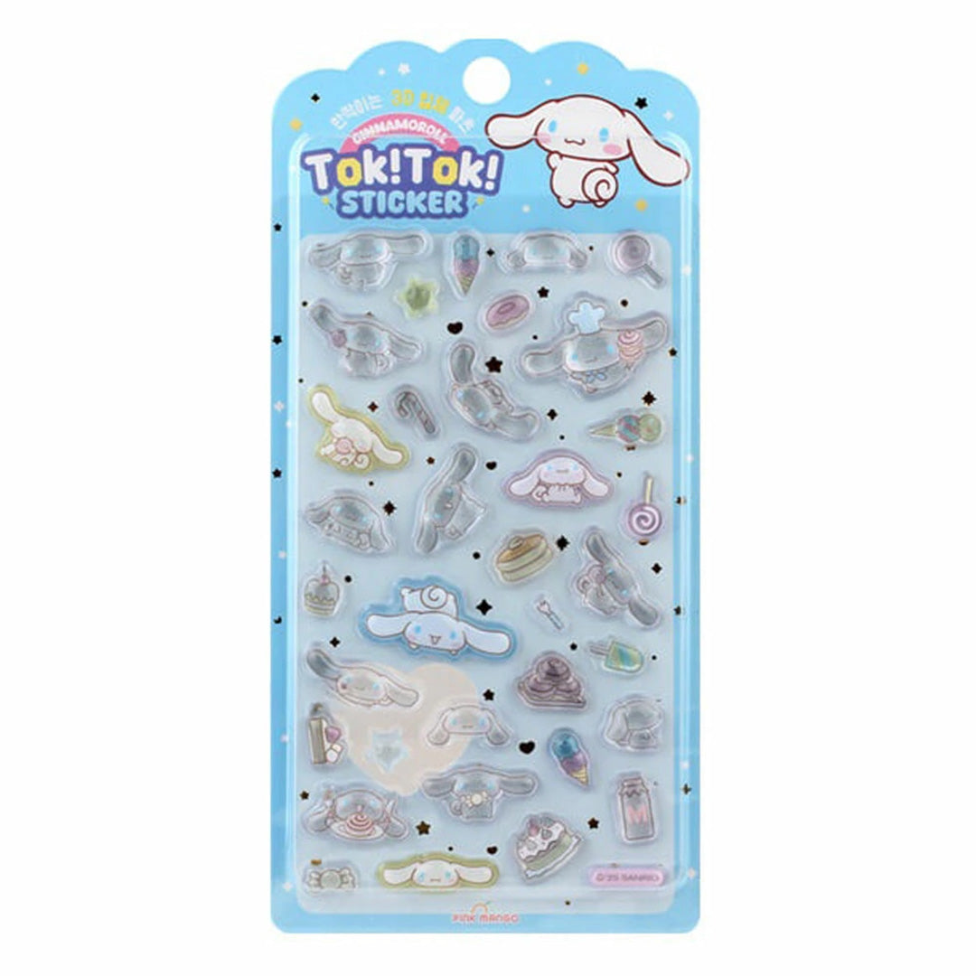 NEW Sanrio 3D Tok! Tok! Stickers - Five Styles Available!