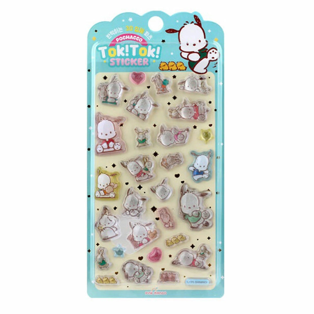 NEW Sanrio 3D Tok! Tok! Stickers - Five Styles Available!