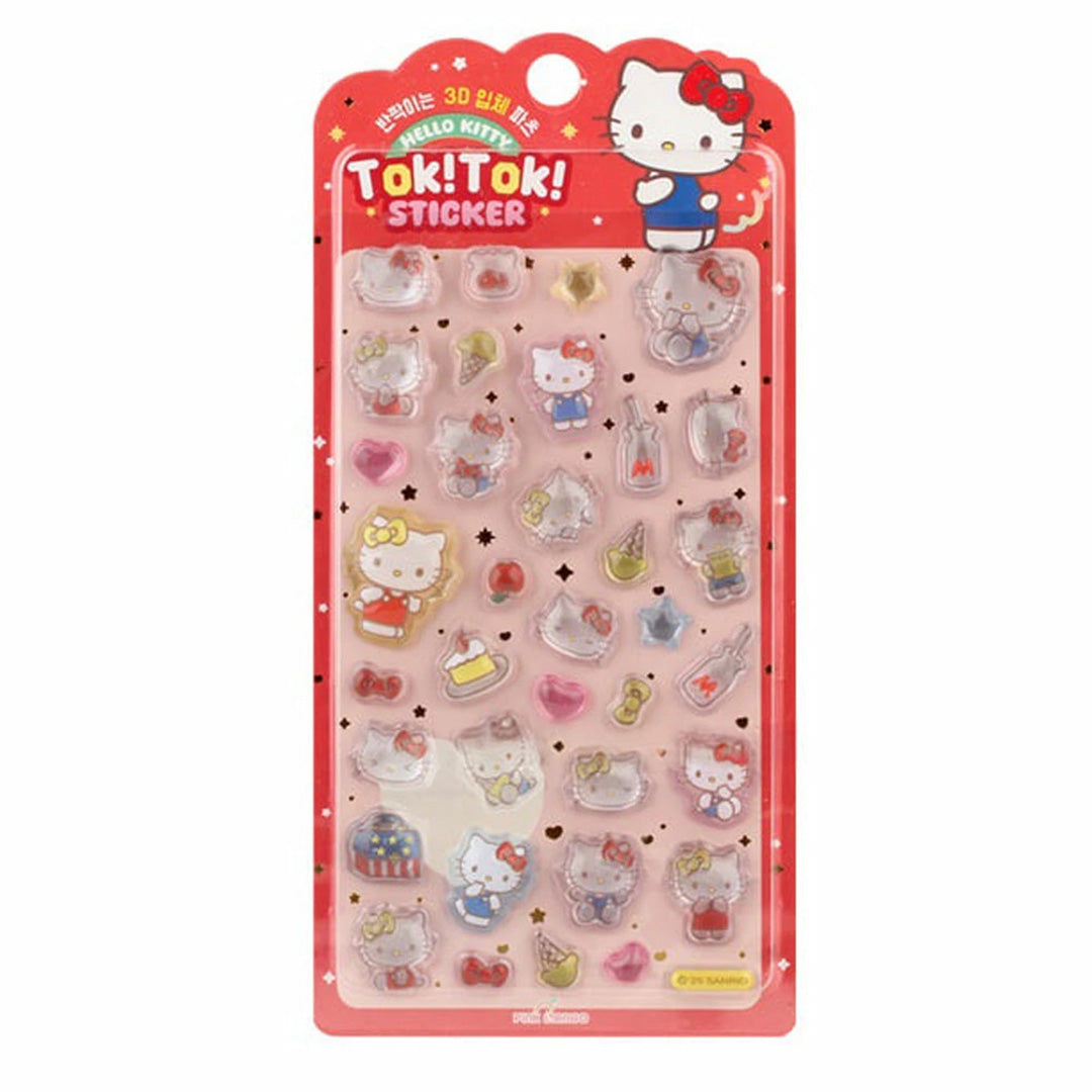 NEW Sanrio 3D Tok! Tok! Stickers - Five Styles Available!