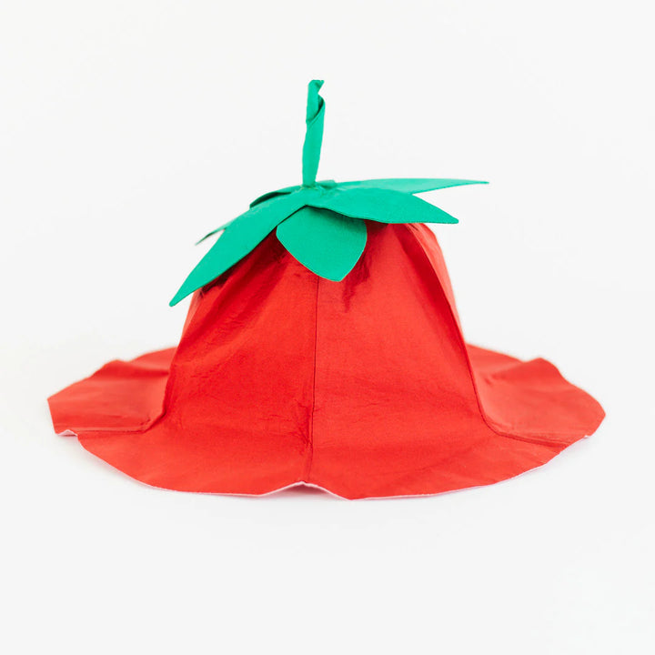 Silk Strawberry Hat