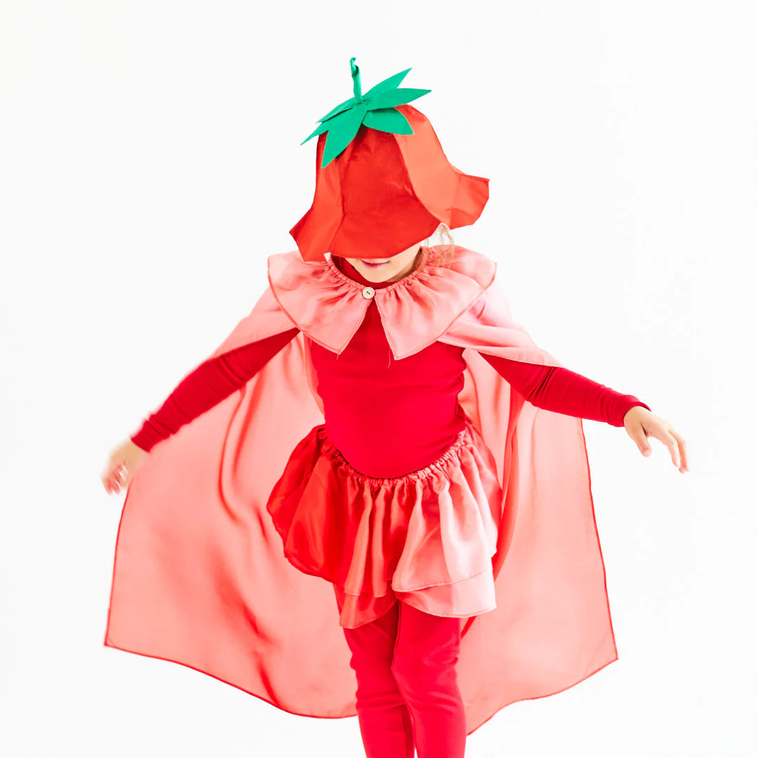 Silk Strawberry Cape