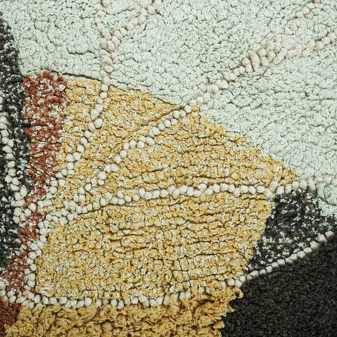 Washable Animal Cotton Rug Bee