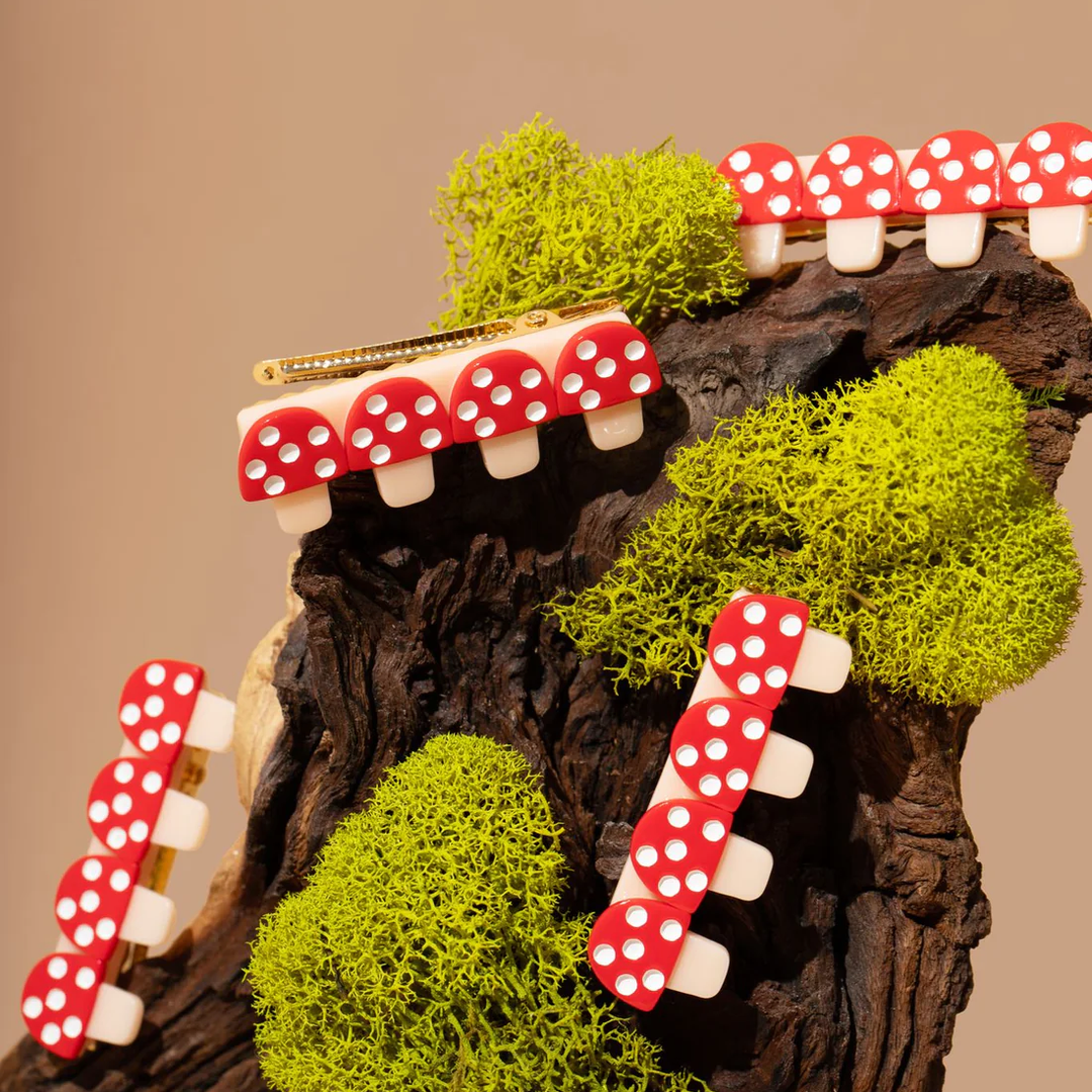 Mushroom Hair Clip